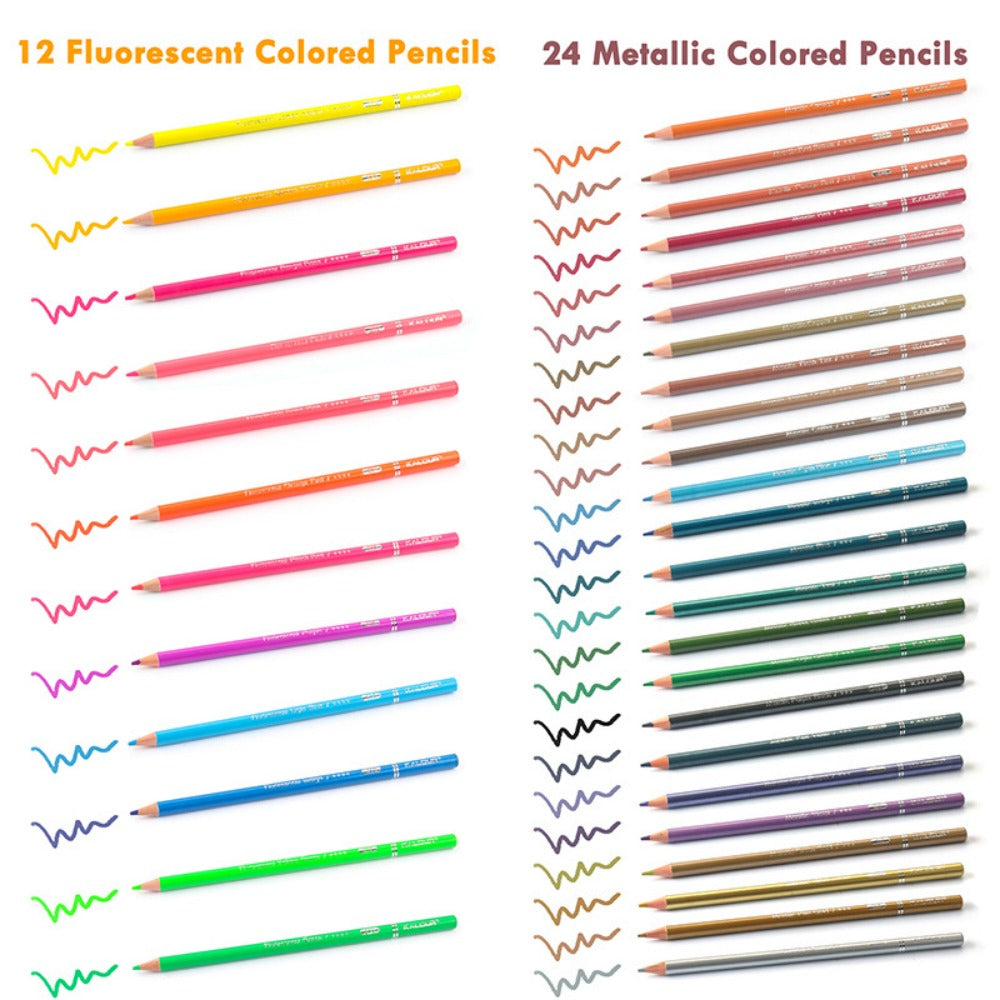 240 Colors Lead Pencils Set, Hand Drawn Graffiti Colored Pencils, Art Drawing Pencils