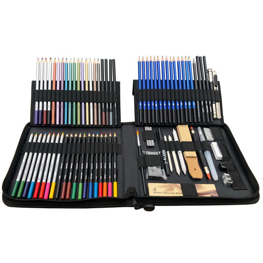 83 Sketching Color Pencil Set, Professional Art Drawing Pencils Stationery Set