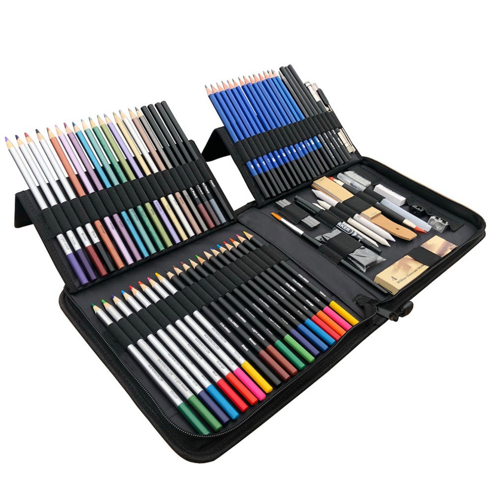 83 Sketching Color Pencil Set, Professional Art Drawing Pencils Stationery Set